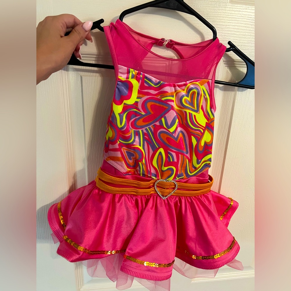 Vibrant Pink Heart Weissman Costume